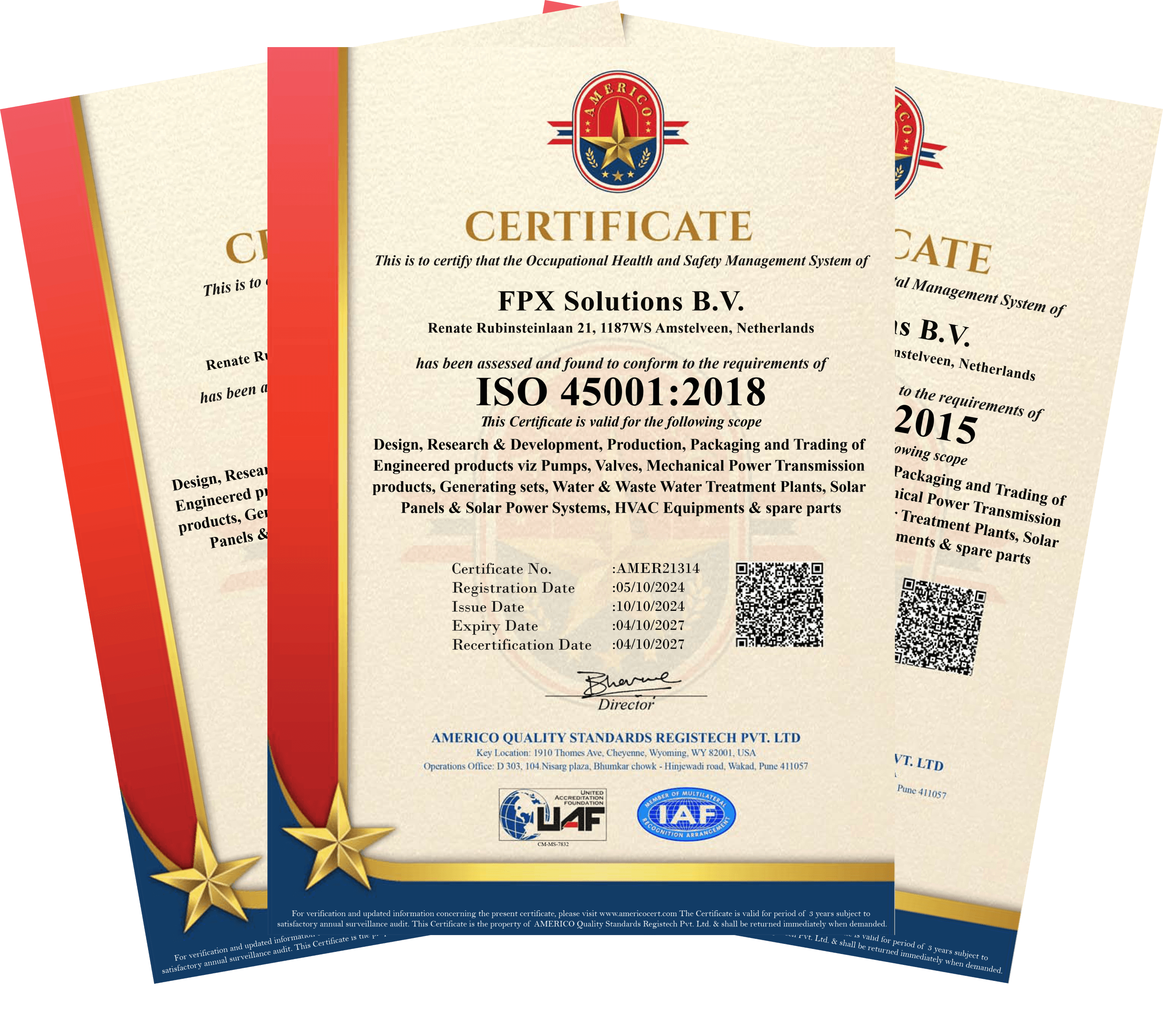 ISO Certificate